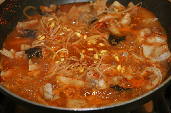 외식 안가고 집에서 즐기는 주말 요리 (아구찜)