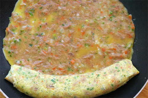 맛나는 반찬 - 참치계란 속의 계란말이