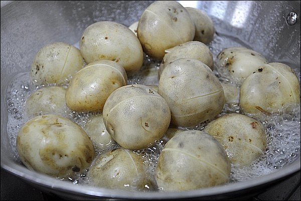 찐감자껍질 2초만에 벗기는법 & 감자 맛있게 찌는법