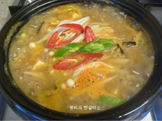 청국장찌개