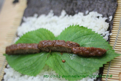 우리한식 떡갈비 김밥