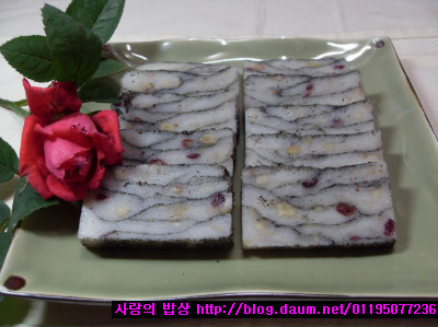 구름떡 이미지