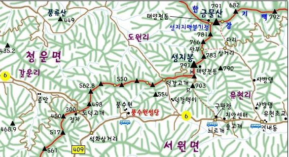 성지봉 정상 이미지