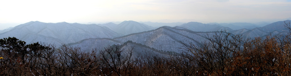 울진 백암산(17.1.7)에서 '17년 새해 첫 눈 산행과 멋진 조망을 즐기다.