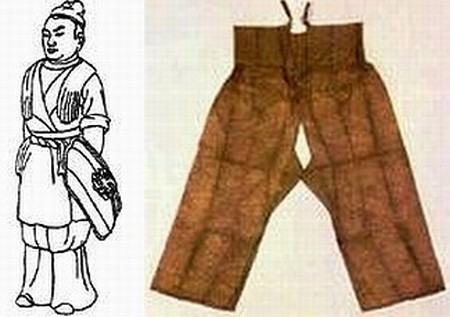 중국고대의 식사와 바지의 관계