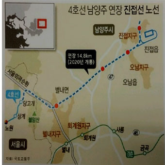 '트리플 역세권' 남양주 별내 신도시...서울 접근성 '쑥쑥'  몸값도 '쑥쑥'