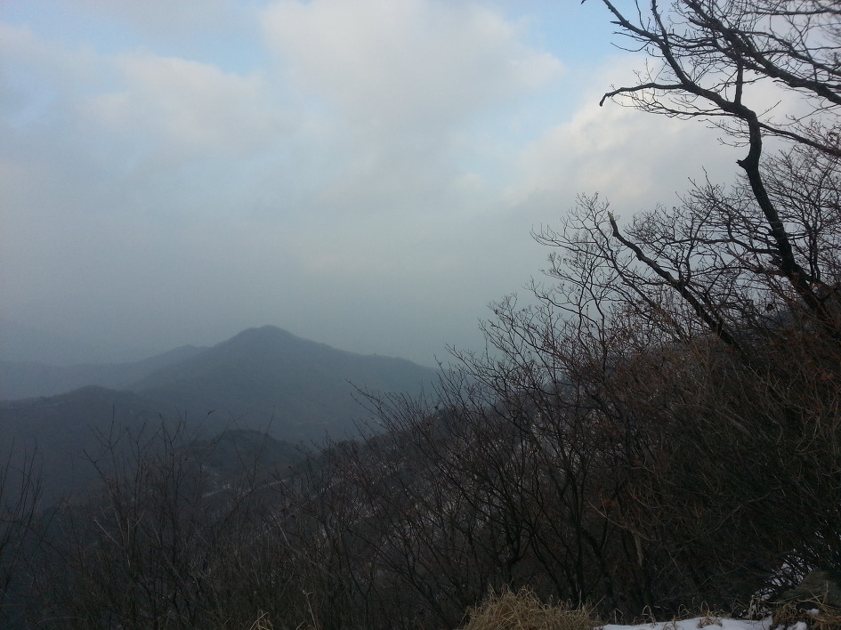 아듀~~~ 해넘이 산행 천마산(812m)에서...