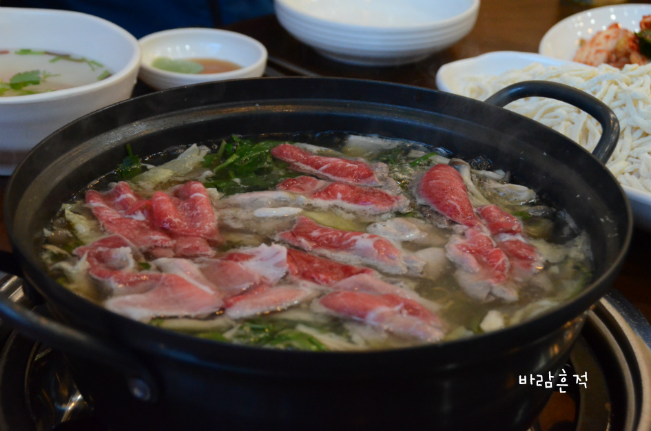밀양맛집/밀양샤브칼국수］돈샤브에 생칼국수 그리고 볶음밥을 7,000원에 푸짐하게 먹을 수있는 집-  밀양 샤브칼국수