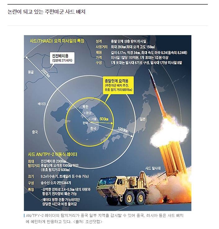 <소재황 칼럼 : 누구를 위한 사드 배치인가?>