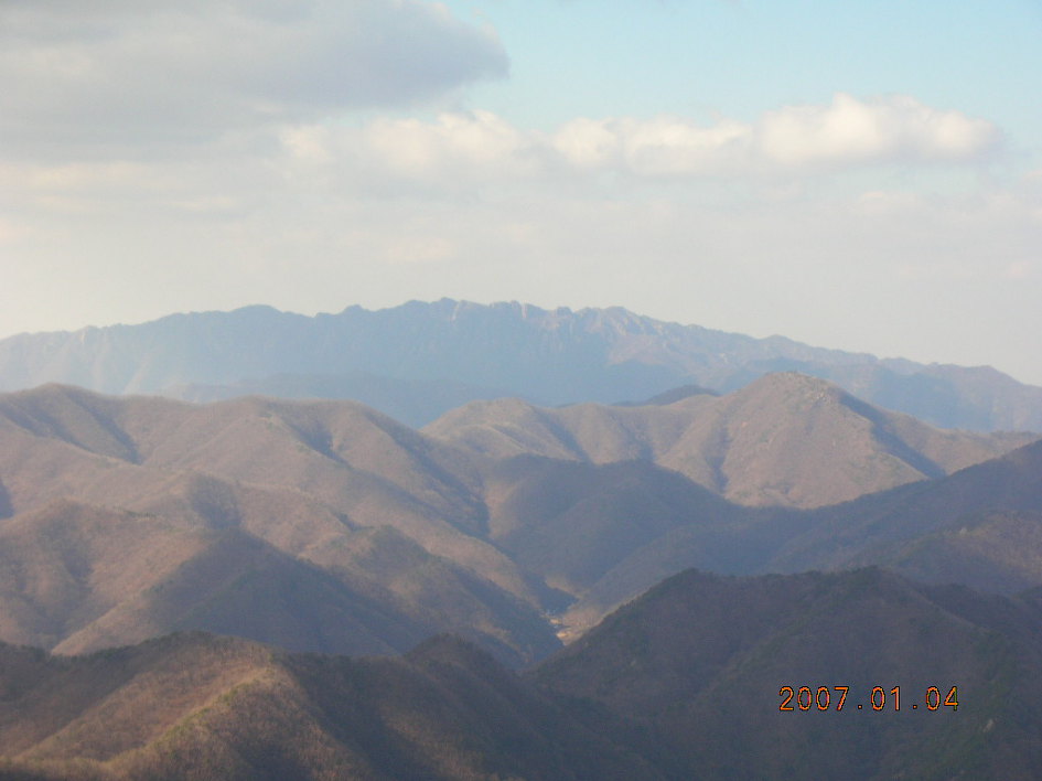 [명성산악회산행]금산 진악산(2007년1월5일)